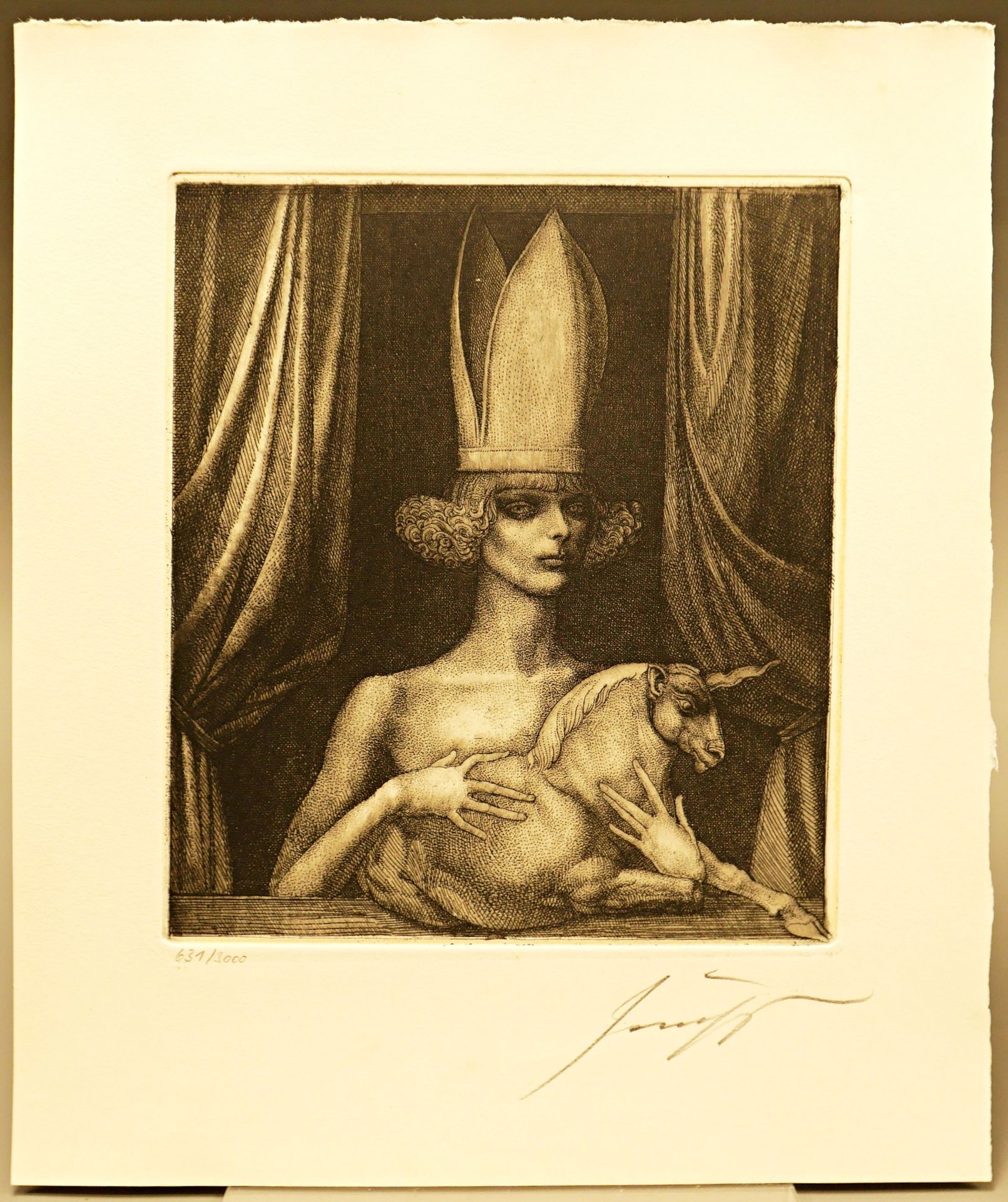 Ernst Fuchs, Kunstvolle Radierungen - Image 3 of 21