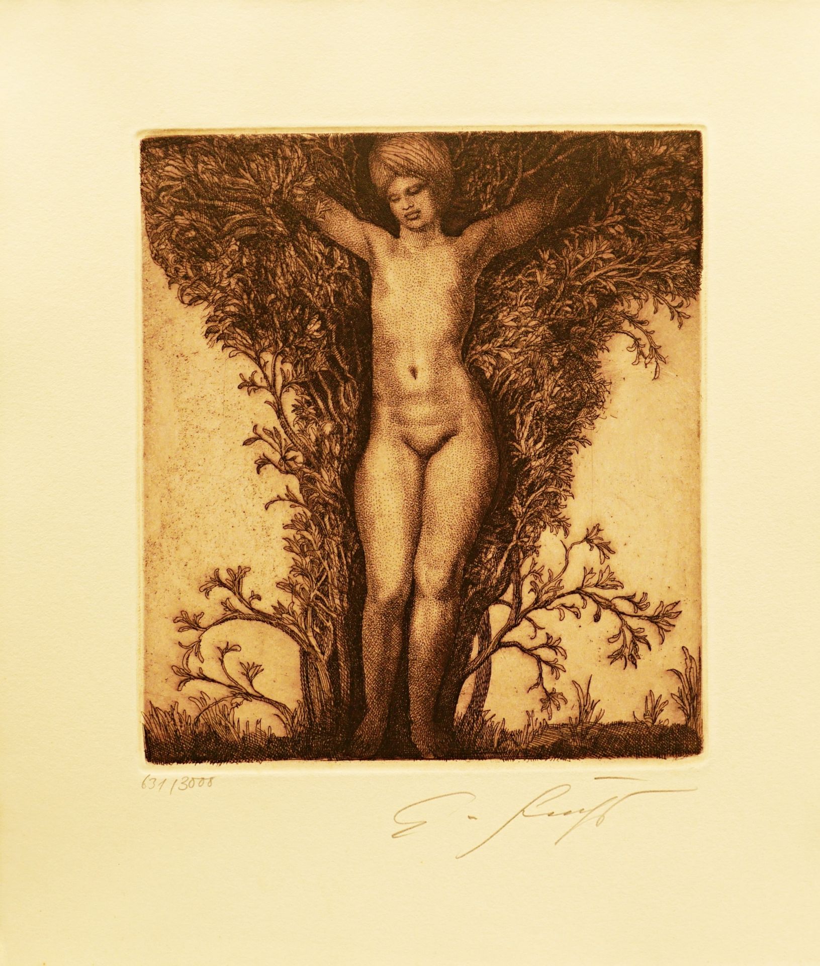 Ernst Fuchs, Kunstvolle Radierungen - Image 10 of 21