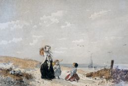 de Groot, Frans Arnold:  Strandspaziergang