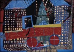 Hundertwasser, Friedensreich: Faces and houses