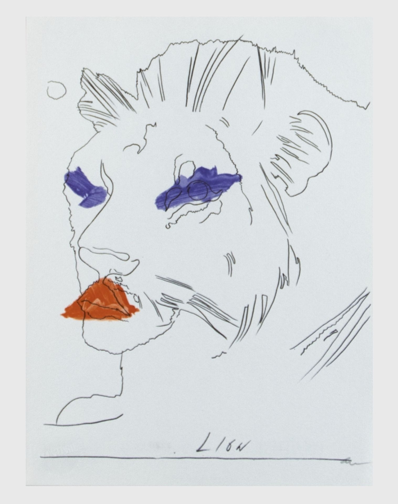 Warhol, Andy: Lion