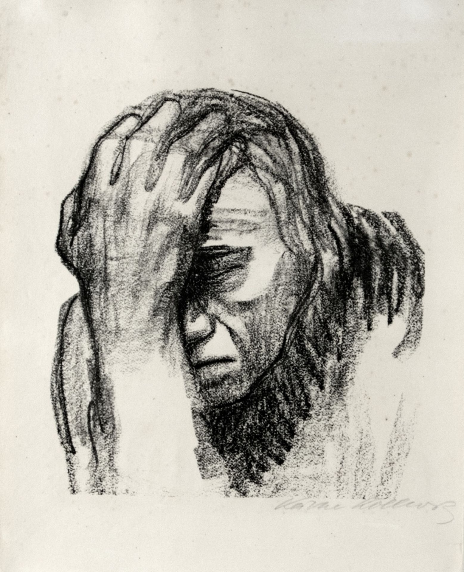 Kollwitz, Käthe:  Nachdenkende Frau