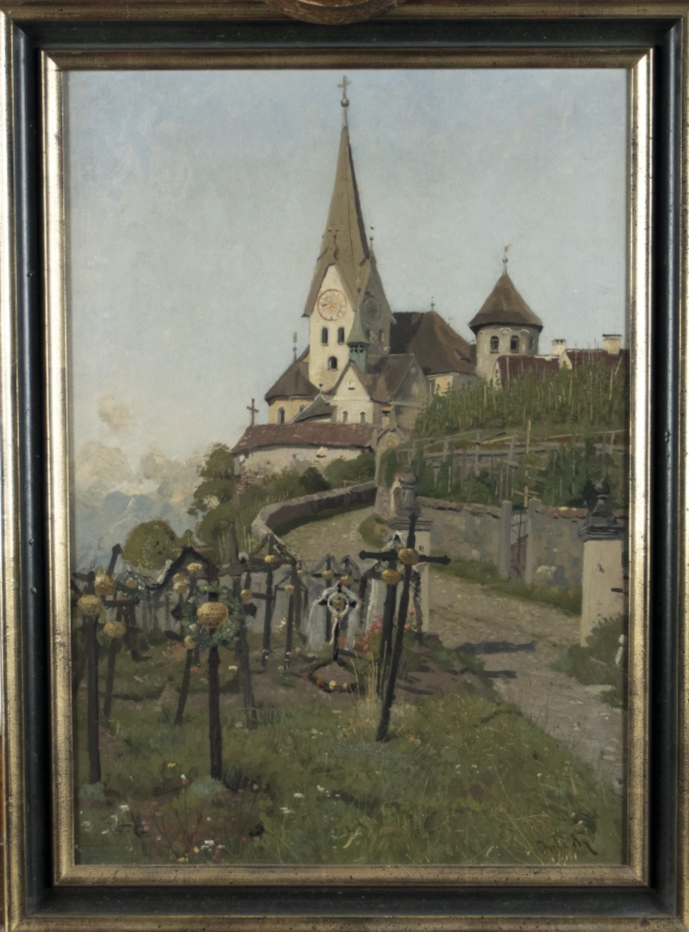 Fischer-Gurig, Adolf:  Friedhof in Südtirol - Bild 2 aus 2