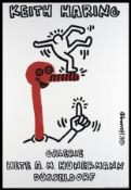 Haring, Keith: Ausstellungsplakat Galerie Hete A. M. Hünermann 1991