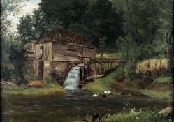 Hempel, Hermann Carl:  An der Wassermühle