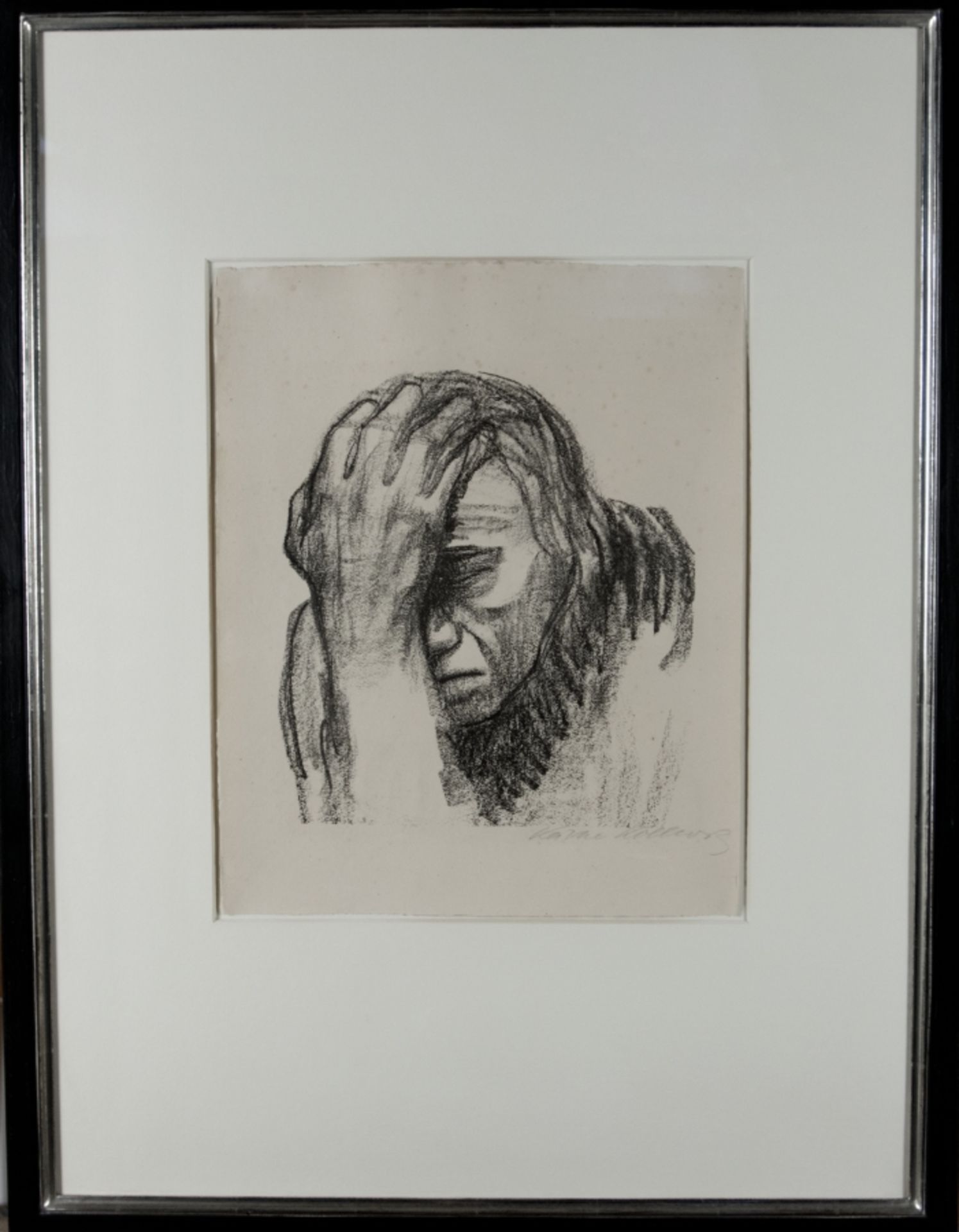 Kollwitz, Käthe:  Nachdenkende Frau - Bild 2 aus 2