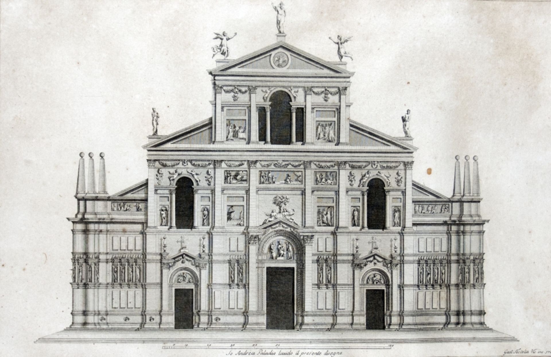 Palladio, Piranesi, Vichi u. a.:  Konvolut Architekturdarstellungen - Image 6 of 10