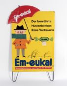 Deutschland, 60er/70er Jahre:  Werbeaufsteller "Em-eukal"