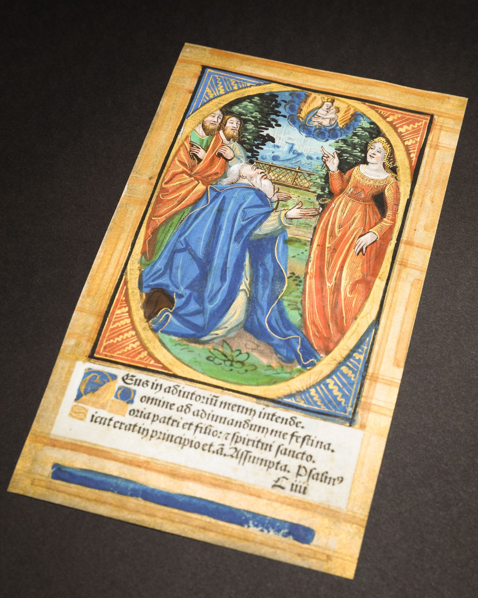 Missale/ Book of Hours fragment with Initial letter - Bild 6 aus 6