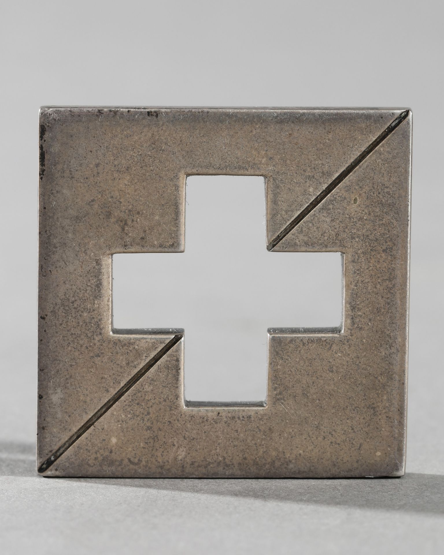 Herbert Zangs*, Silver cross Pendant - Bild 4 aus 4