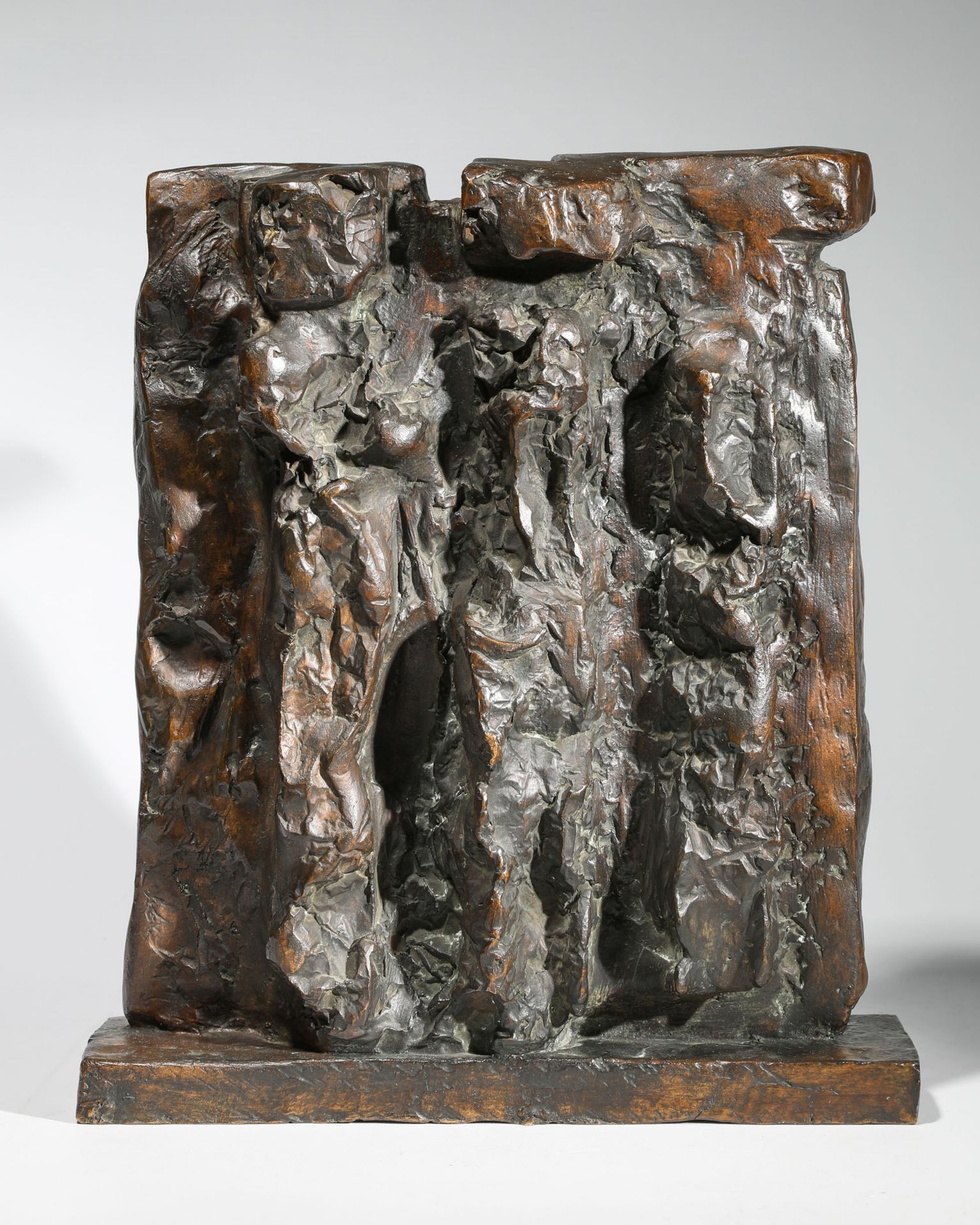 Guido Jendritzko, Abstract group of figures, bronze, Noack - Image 2 of 6