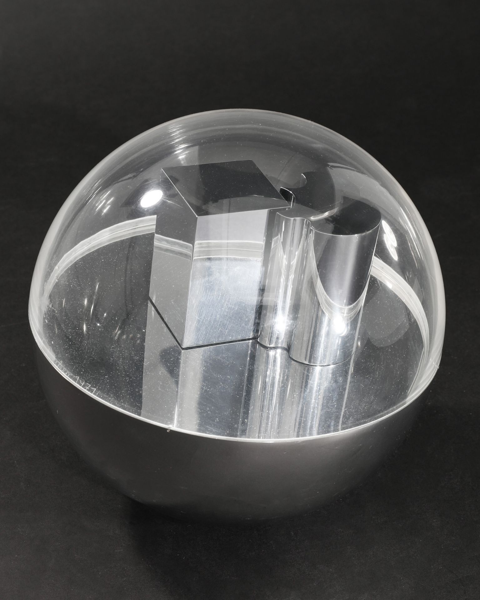 Friedrich Becker, Kinetic Ball Object 1971, Signed - Image 2 of 6