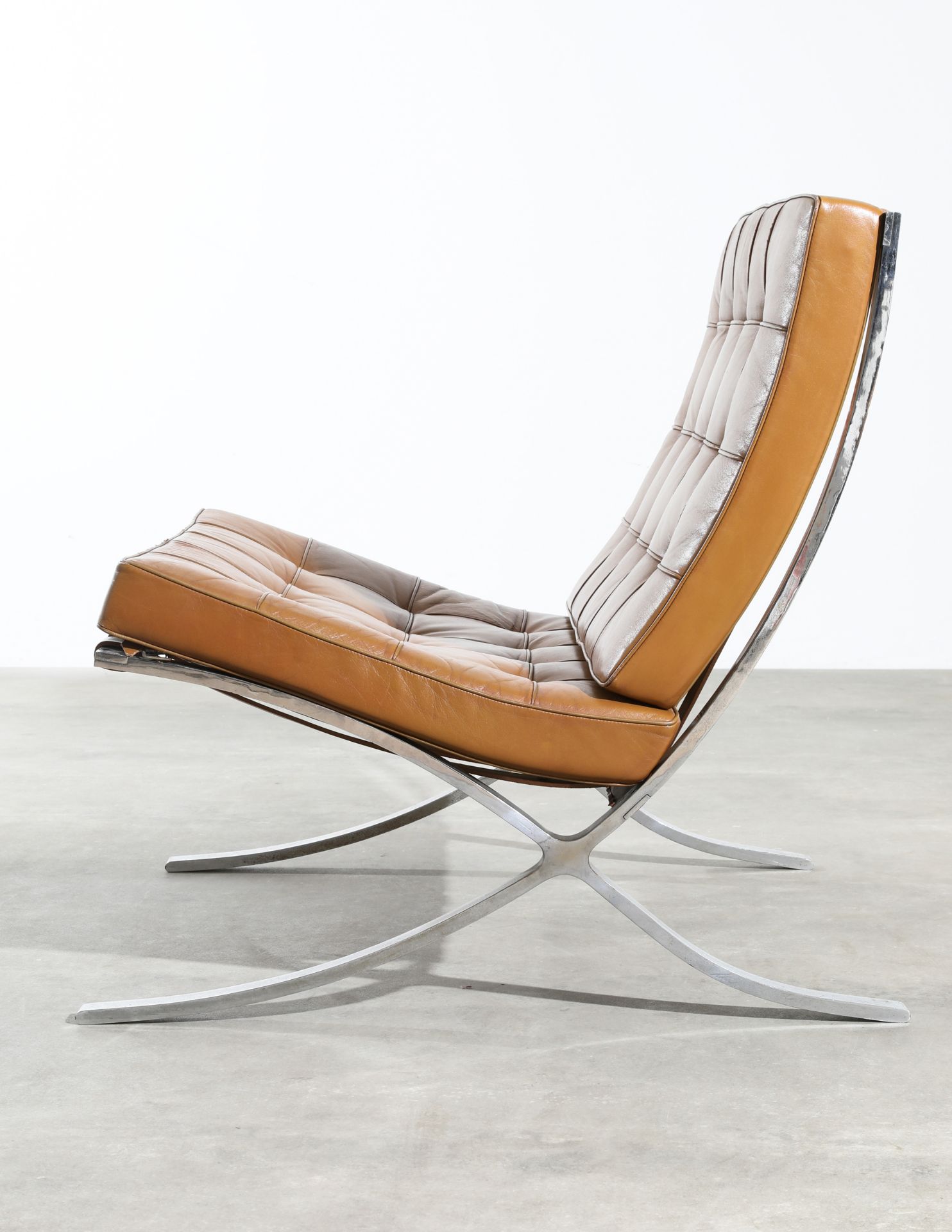 L. Mies van der Rohe, Knoll, Barcelona Lounge Chair + Ottomane - Bild 4 aus 10