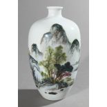 Vase with landscape and kalligraph 1900- 1930