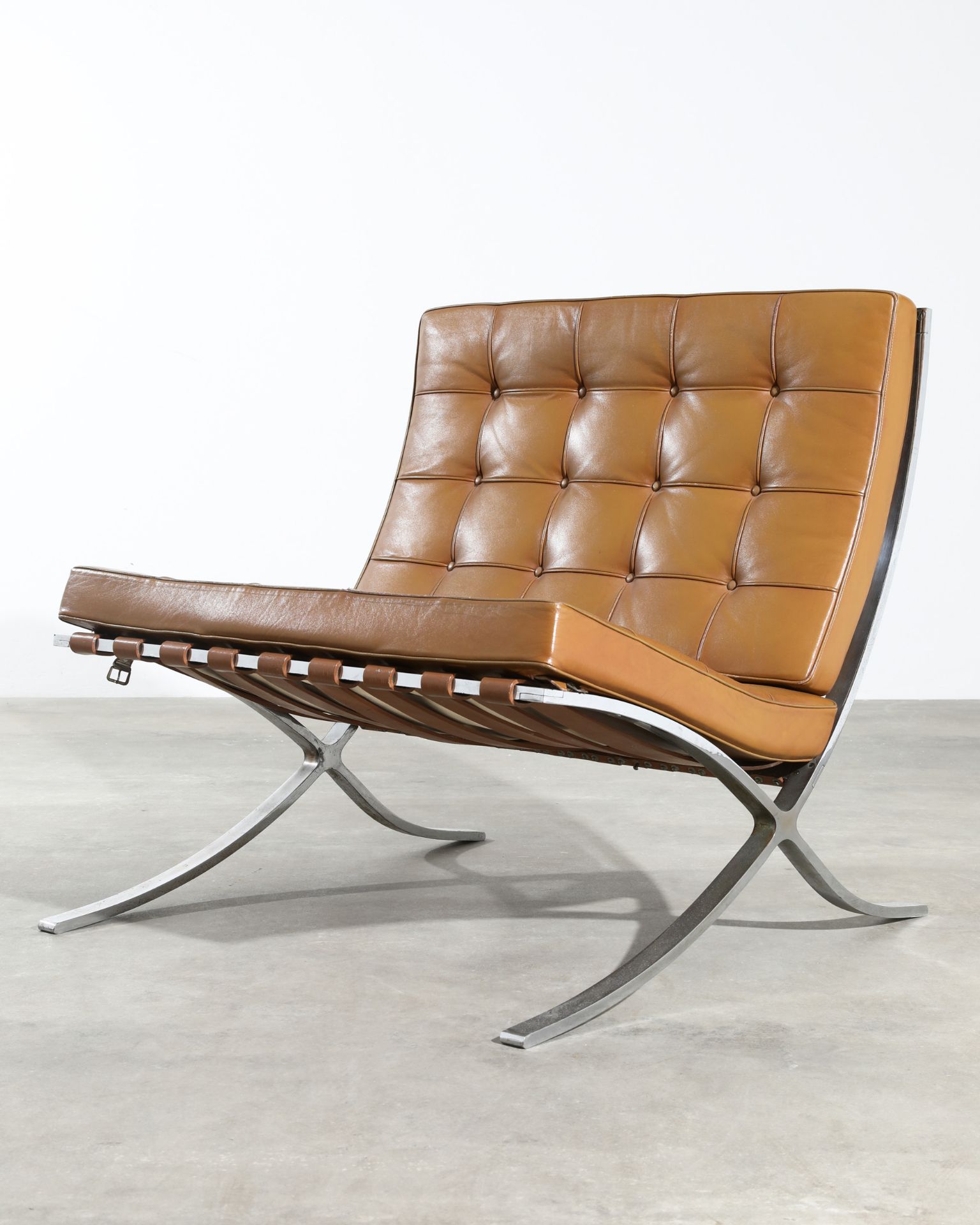 L. Mies van der Rohe, Knoll, Barcelona Lounge Chair + Ottomane - Bild 2 aus 10