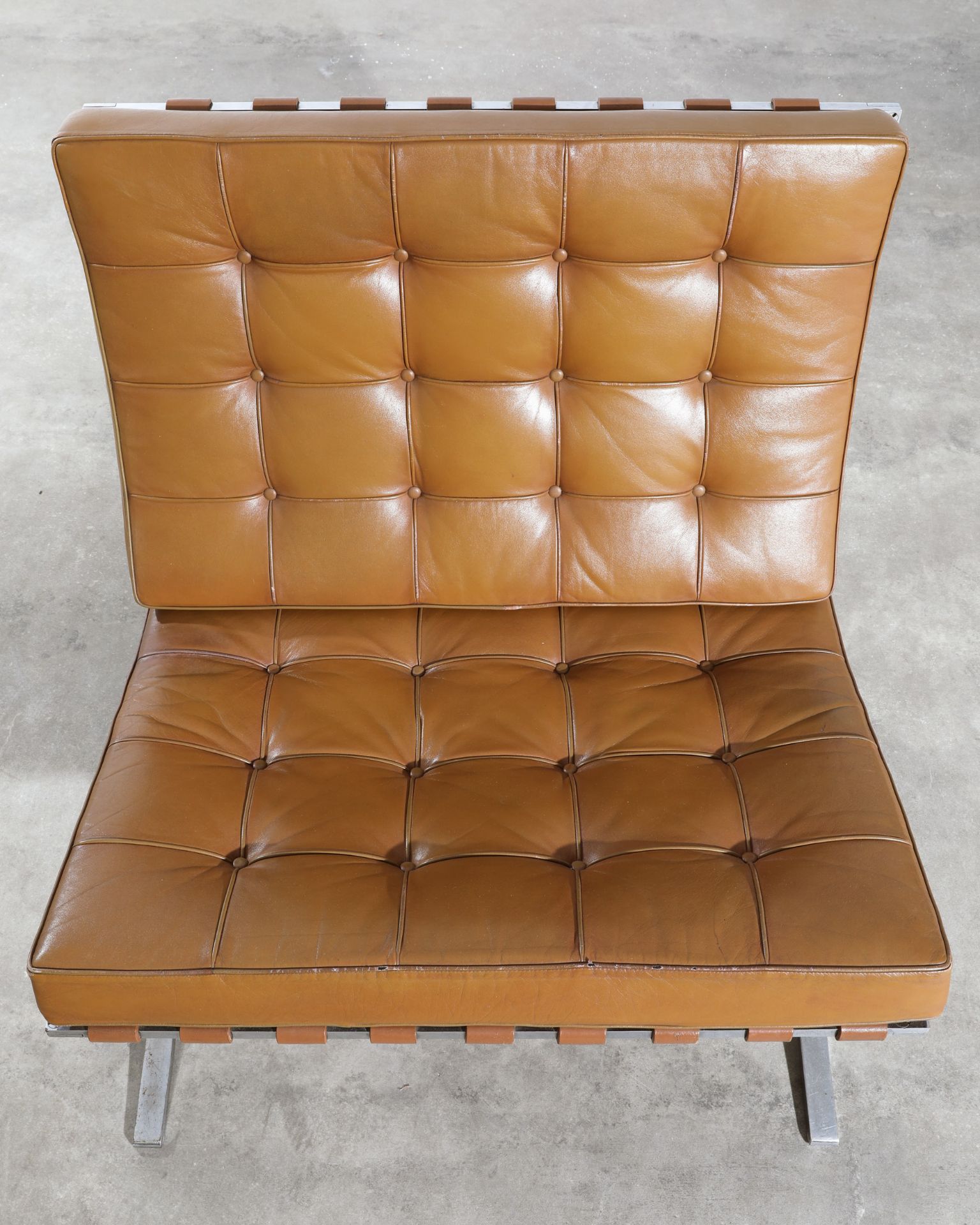 L. Mies van der Rohe, Knoll, Barcelona Lounge Chair + Ottomane - Bild 3 aus 10