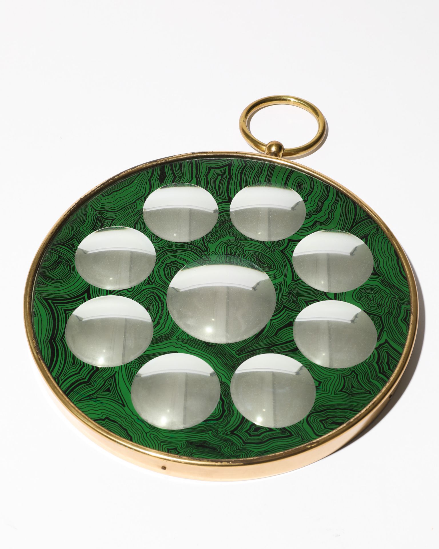 Piero Fornasetti, Wall Mirror with convex circles - Image 2 of 5