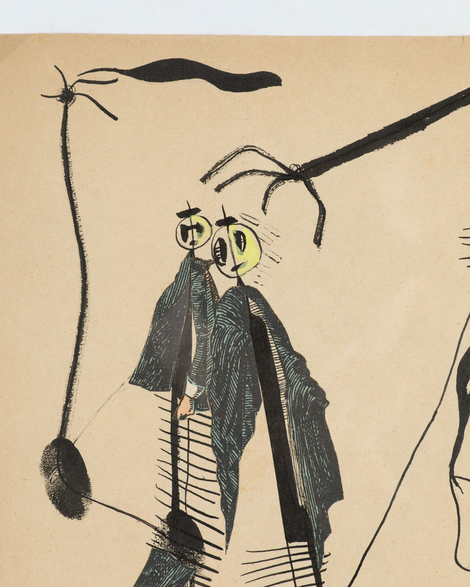 Benjamín Palencia*, Personages por el teatro surrealista 1933 - Bild 3 aus 3