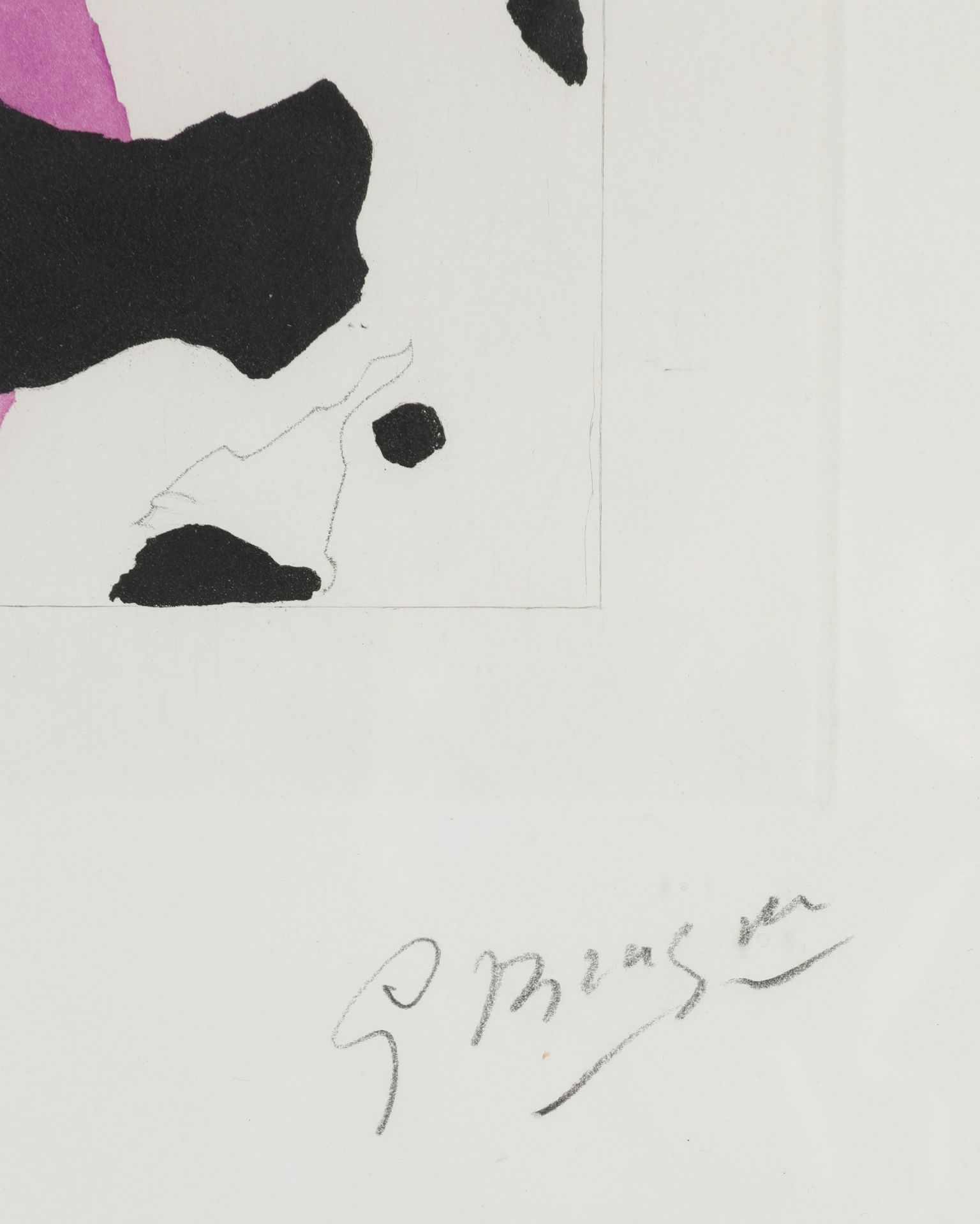 Georges Braque, Head with star, etching 1960 - Bild 3 aus 4