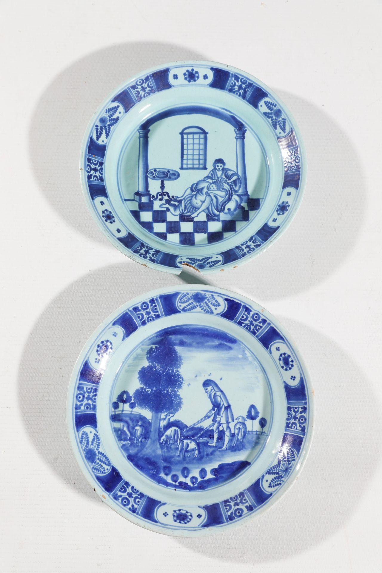 8 Dutch Delft plates with biblical scenes - Bild 3 aus 7