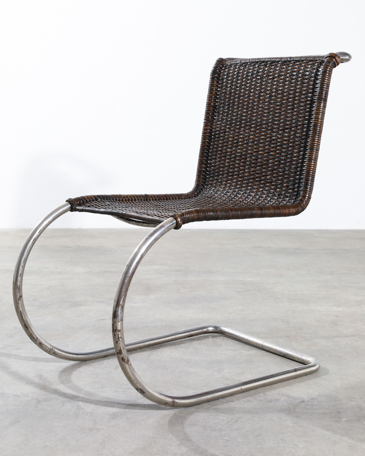 L. Mies van der Rohe, Thonet, early Chair Model MR10 / MR533