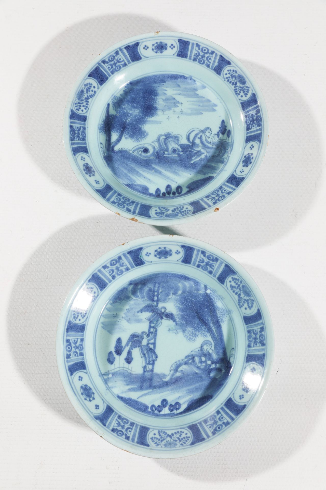 8 Dutch Delft plates with biblical scenes - Bild 2 aus 7