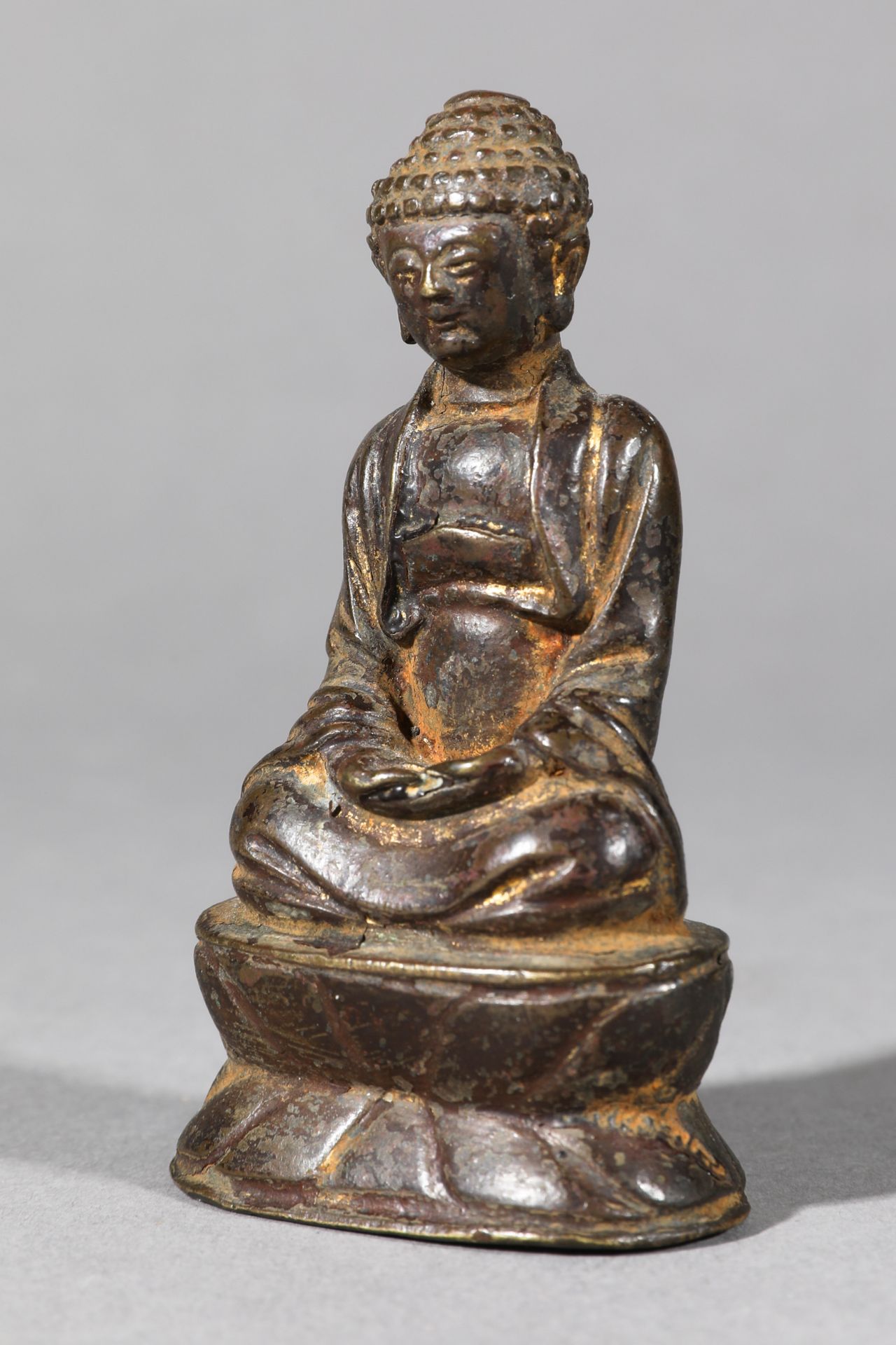 Bronze Buddha Amitabha - Bild 2 aus 5