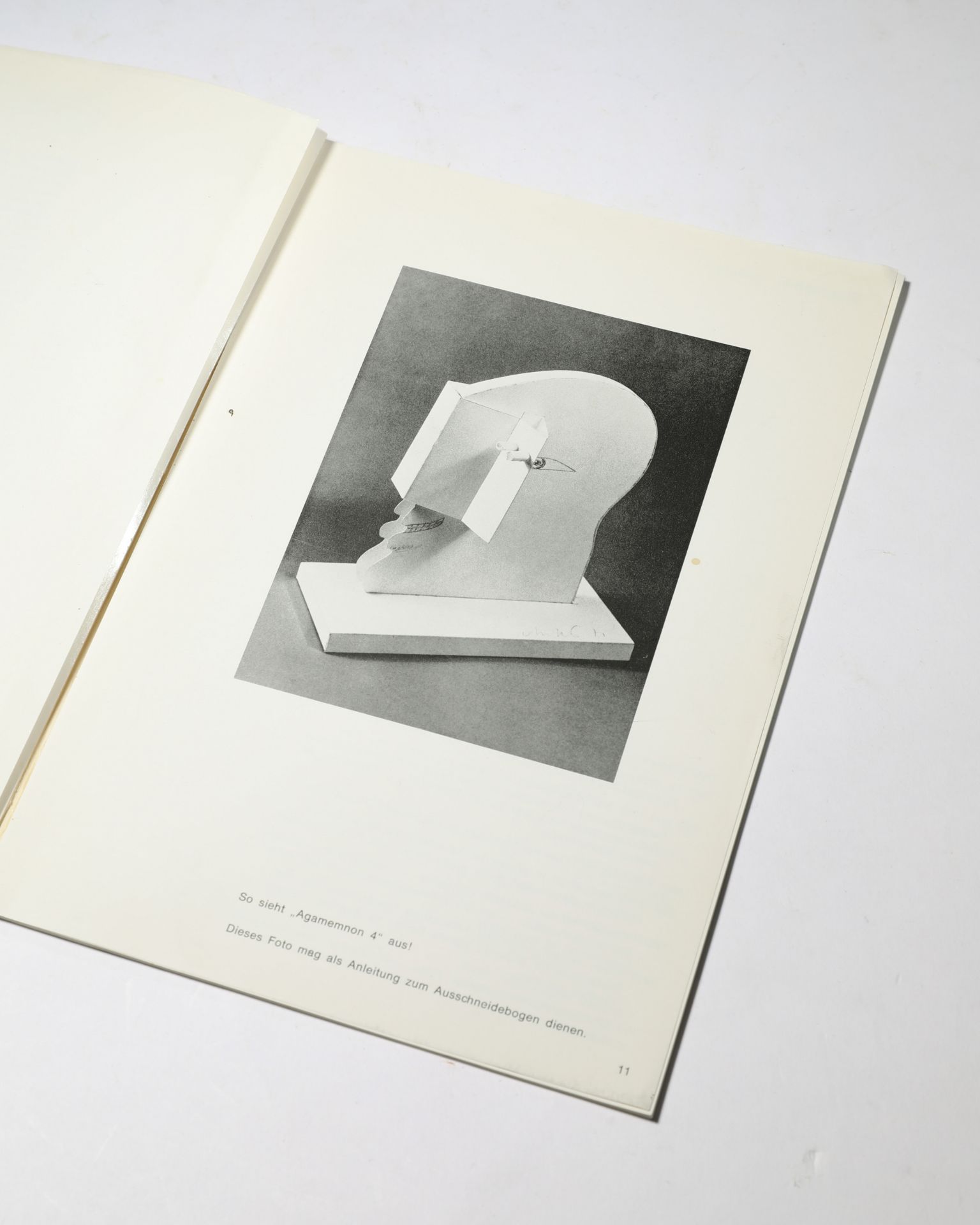 Horst Antes*, Head 'Agamamnon 4' + Catalog Kiel 1971 - Image 6 of 6