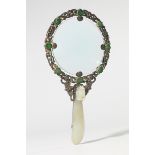 Magnifying Glass China Silver Jade