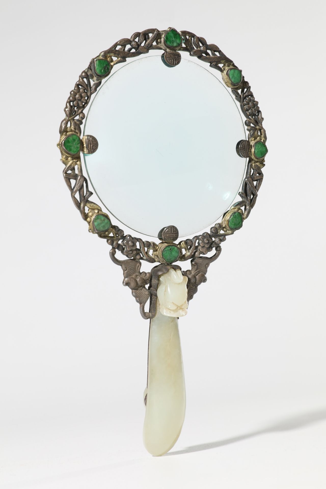 Magnifying Glass China Silver Jade