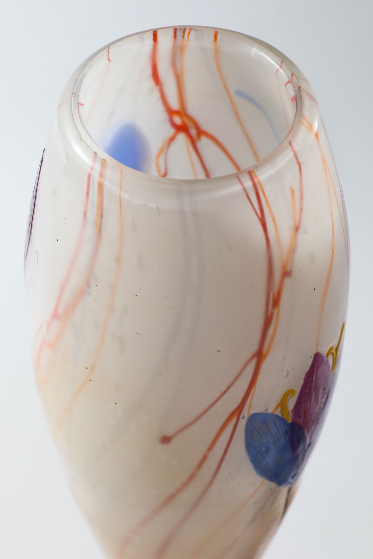 Emile Gallé attr., Vase Les Colchiques/ Crocus - Image 6 of 8