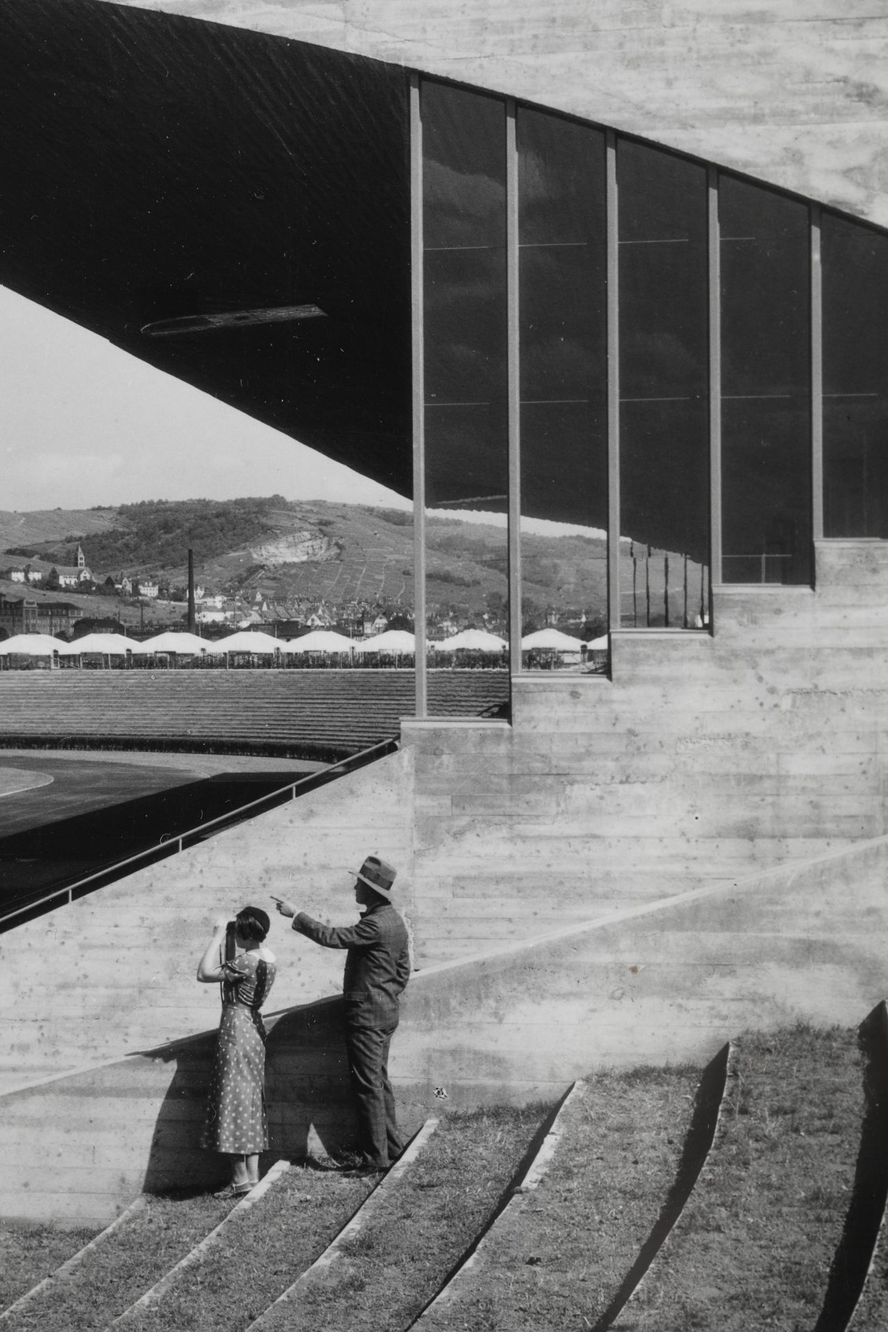 Adolf Lazi, 2 photographs, stadium Stuttgart Bad Cannstatt 1930s - Bild 3 aus 8