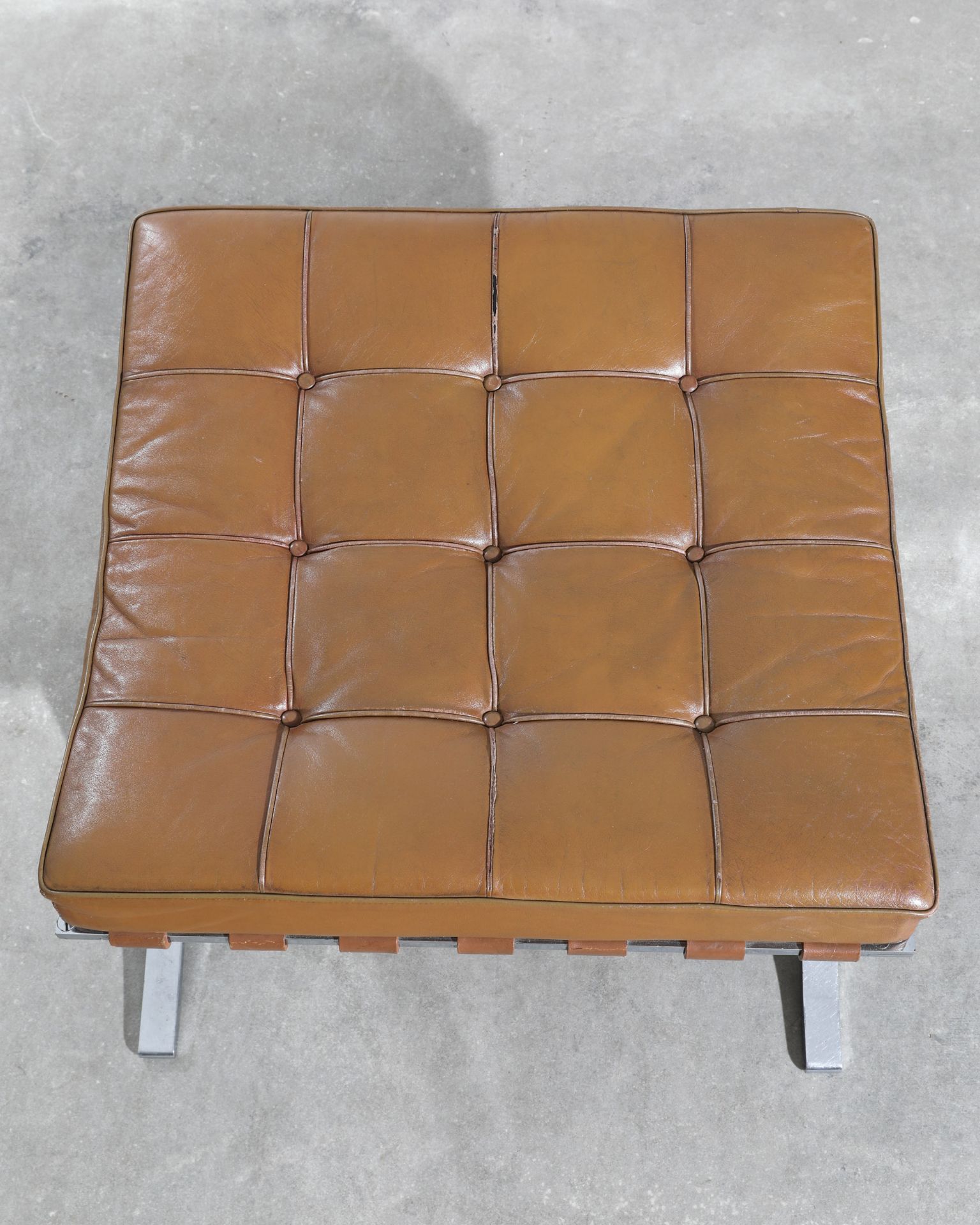 L. Mies van der Rohe, Knoll, Barcelona Lounge Chair + Ottomane - Bild 7 aus 10