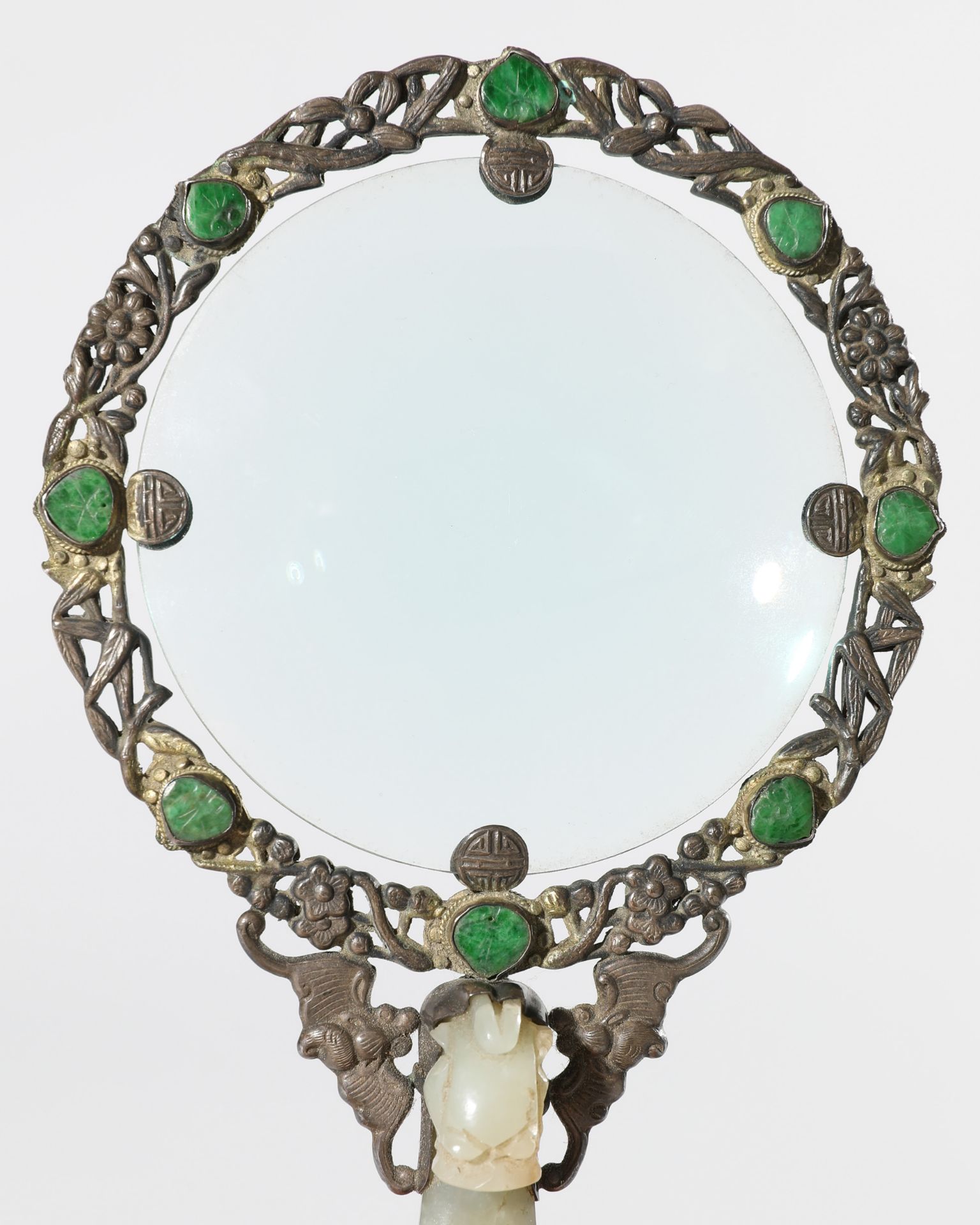 Magnifying Glass China Silver Jade - Bild 3 aus 8