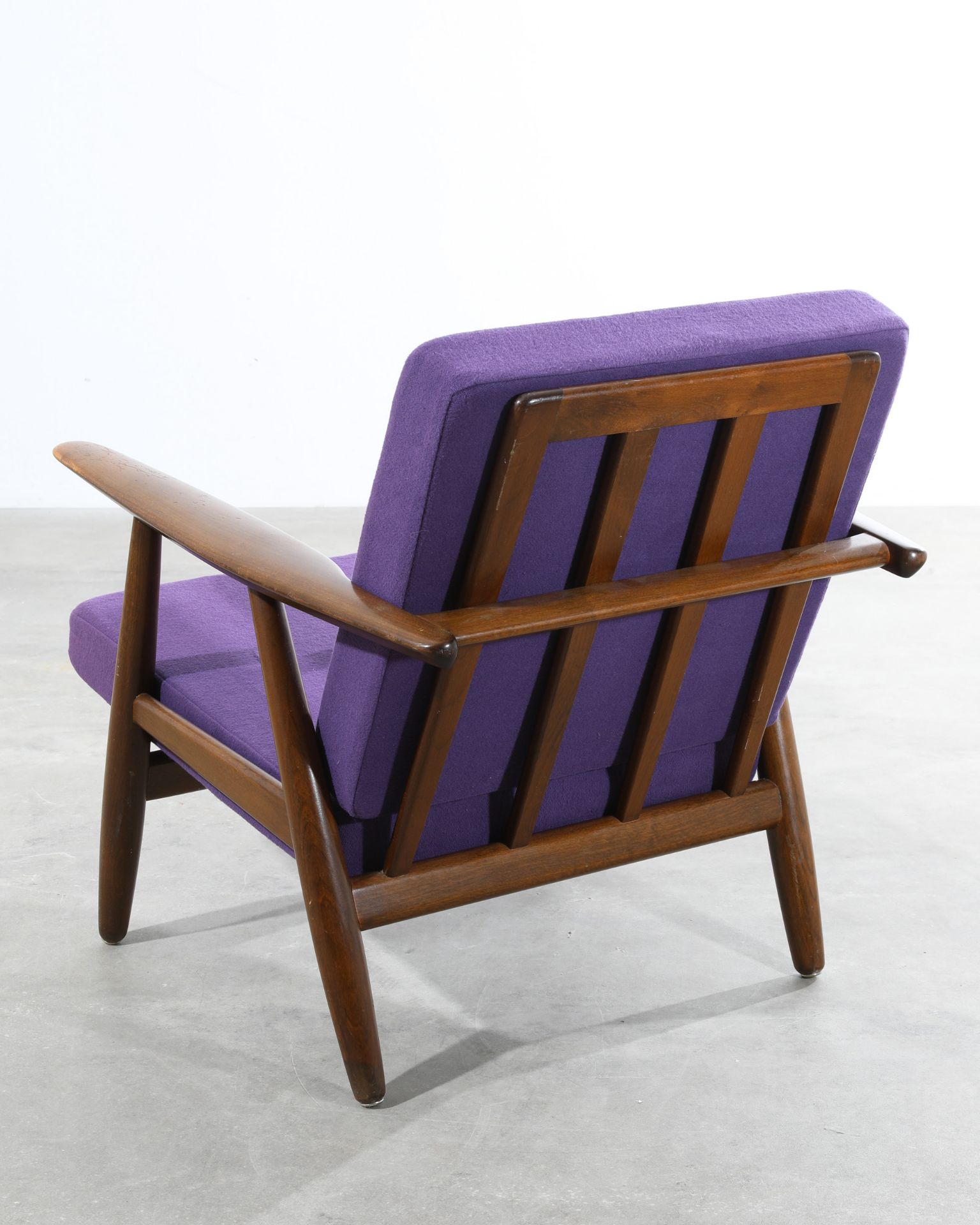 Hans J. Wegner, Getama, Lounge Chair GE240 + Ottomane - Bild 3 aus 7