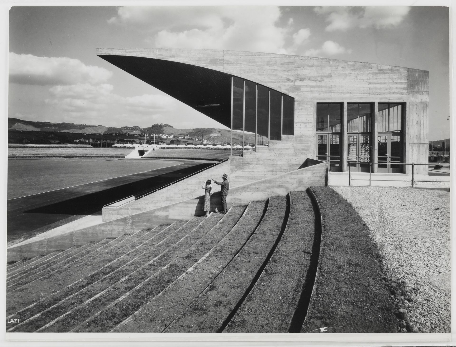 Adolf Lazi, 2 photographs, stadium Stuttgart Bad Cannstatt 1930s - Bild 2 aus 8