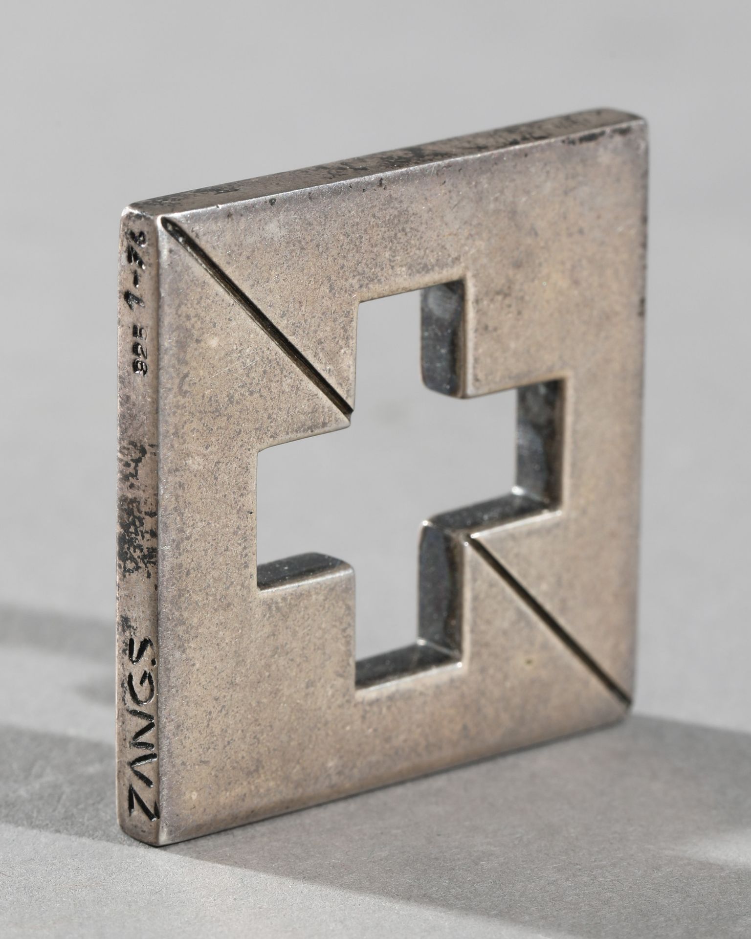 Herbert Zangs*, Silver cross Pendant