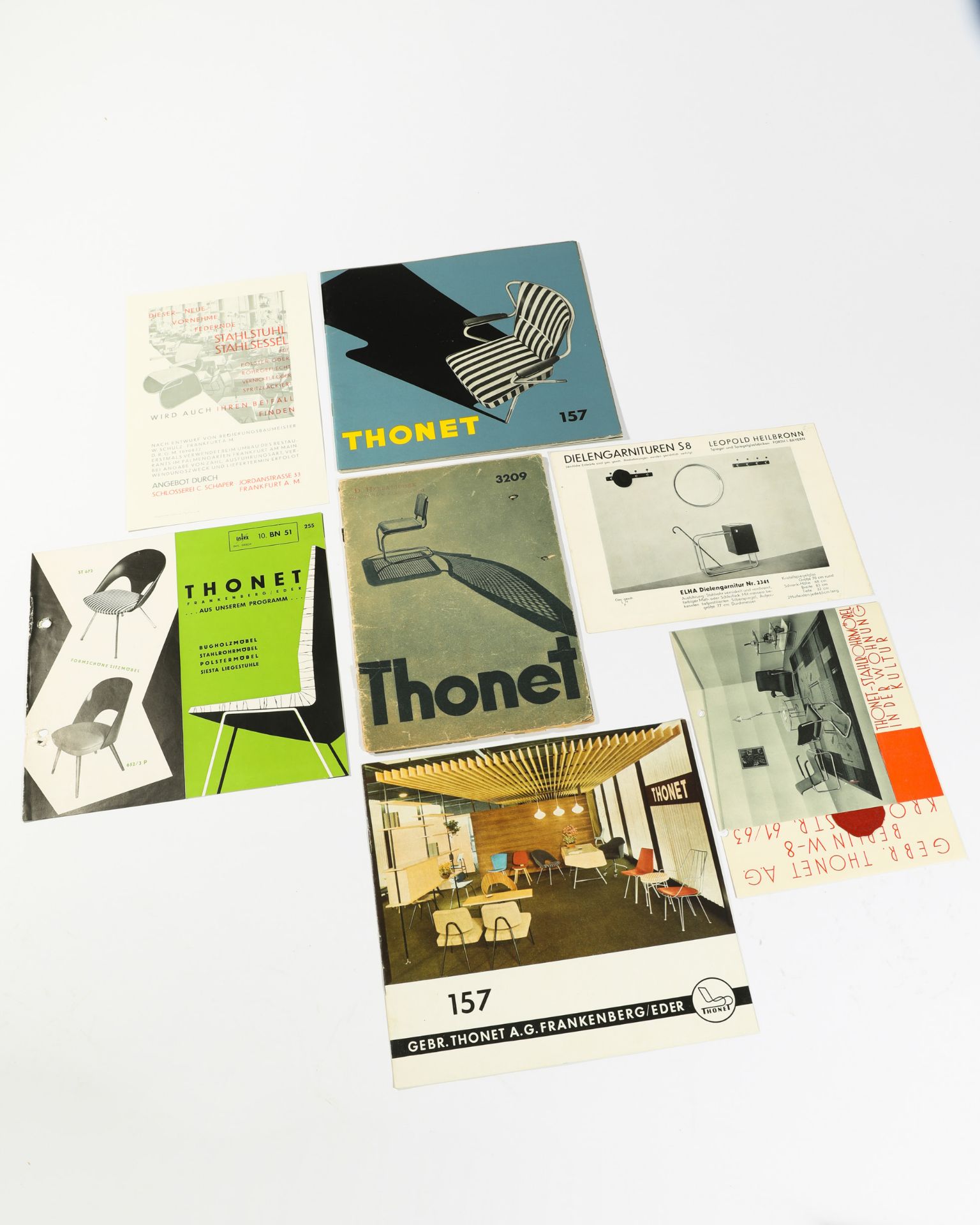7 Catalogues/ brochures Thonet and tubular steel