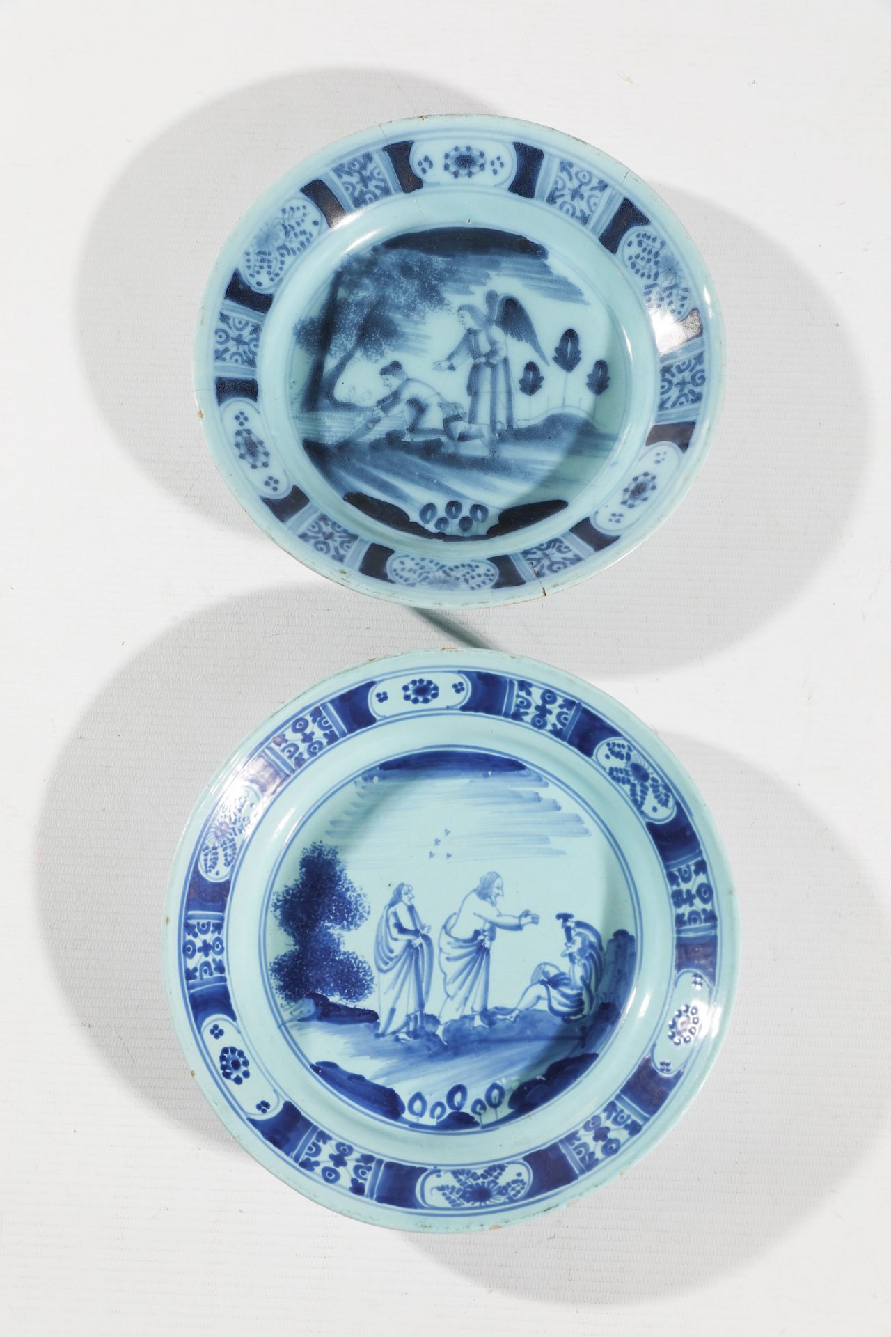 8 Dutch Delft plates with biblical scenes - Bild 5 aus 7