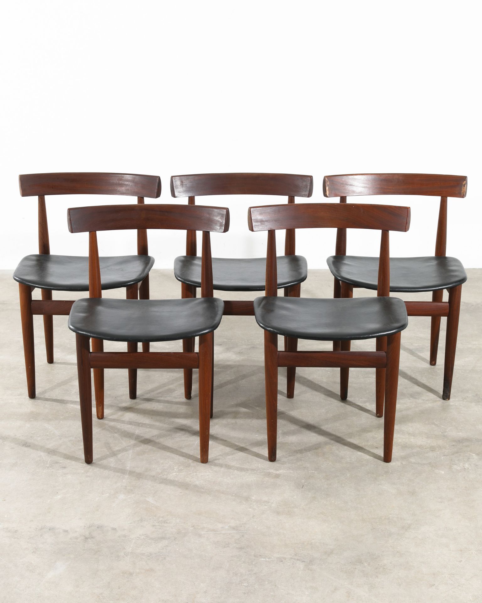 Hans Olsen, Frem Røjle, Dining Set 630/31 Table and 5 Chairs - Bild 5 aus 7
