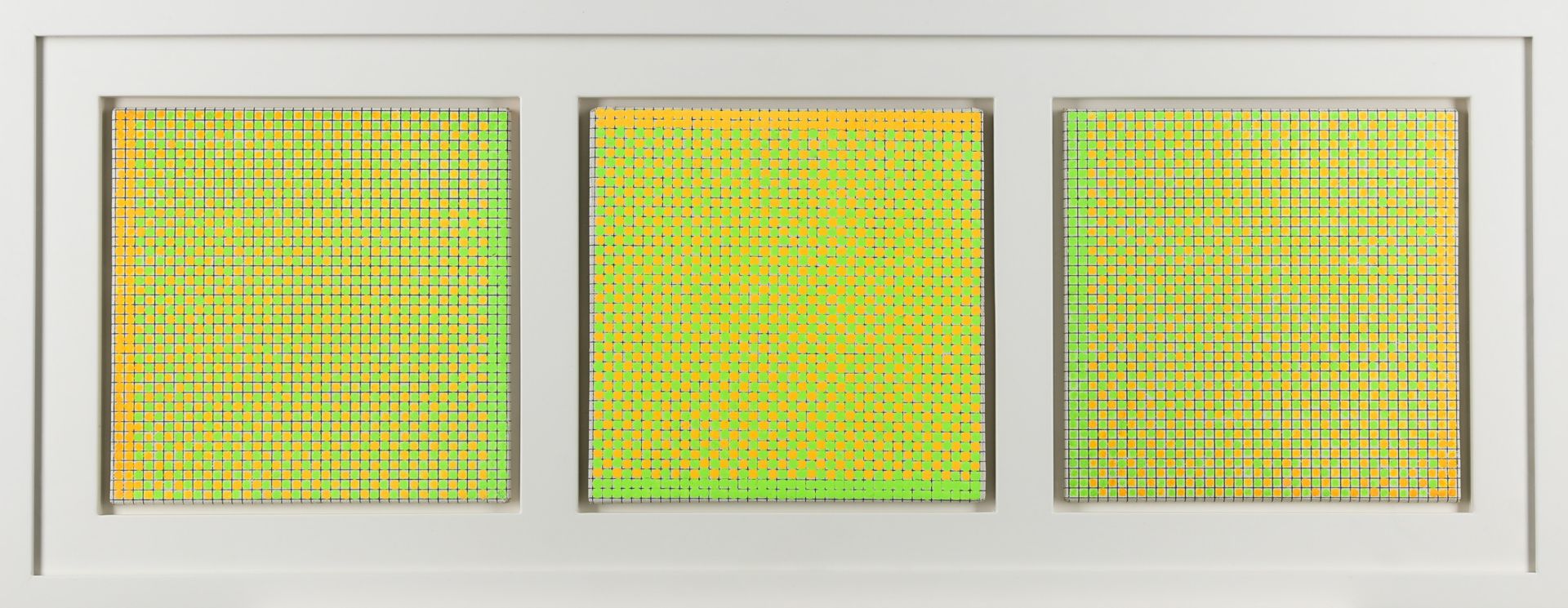 Kuno Gonschior, Serielle Formation/ Triptychon, 1970