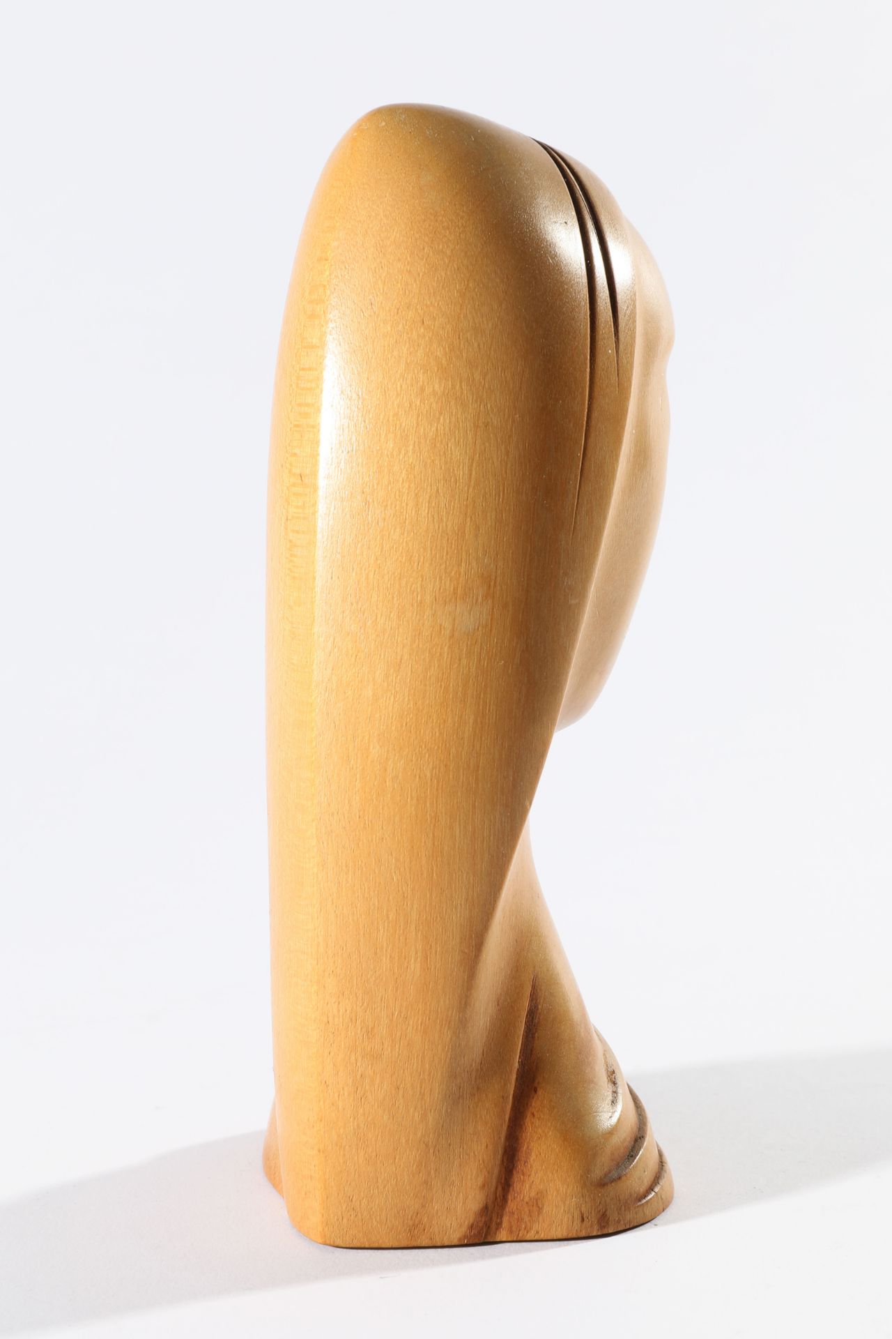 Hagenauer Wien, Female Head, Carved wood - Bild 3 aus 4