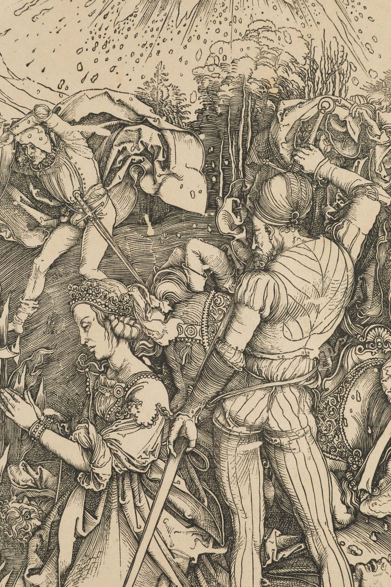 Albrecht Dürer, Die Marter der Heiligen Katharina, woodcut - Bild 2 aus 2