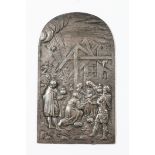 after Matthias Wallbaum, The Adoration of the Magi, silver relief