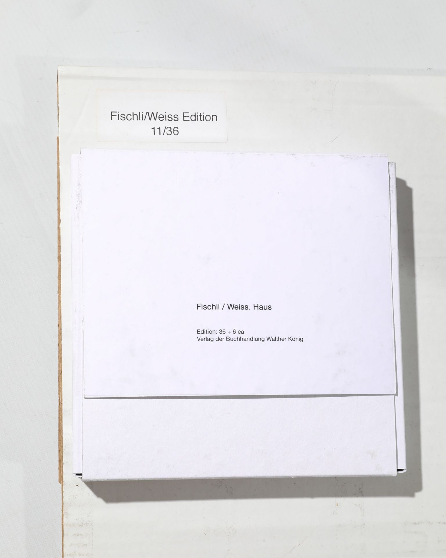 Fischli + Weiss. Haus. 2019. Ed. 11/36. Folder and book - Bild 2 aus 8
