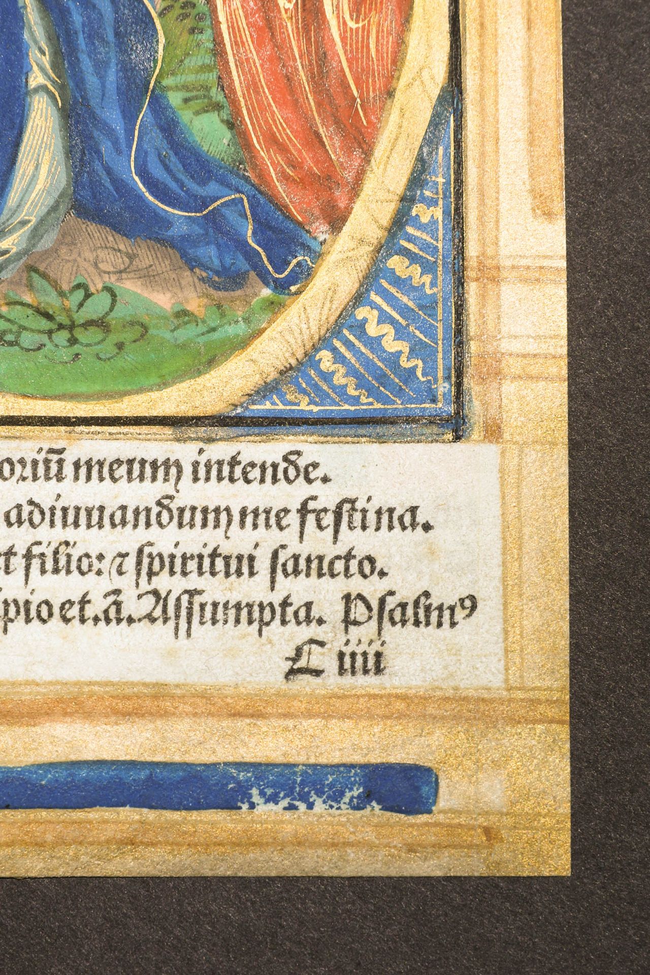 Missale/ Book of Hours fragment with Initial letter - Bild 3 aus 6