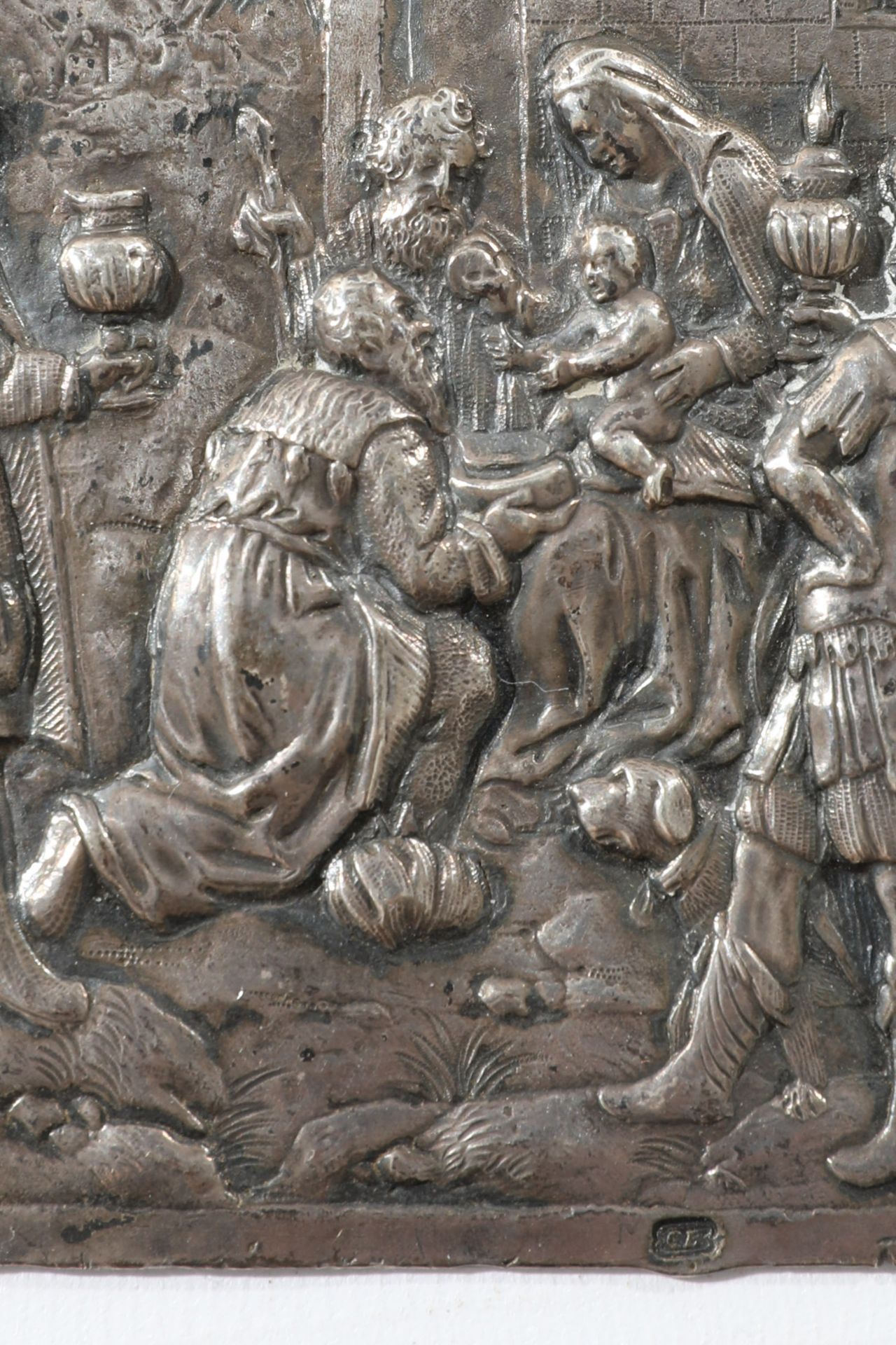 after Matthias Wallbaum, The Adoration of the Magi, silver relief - Bild 3 aus 4