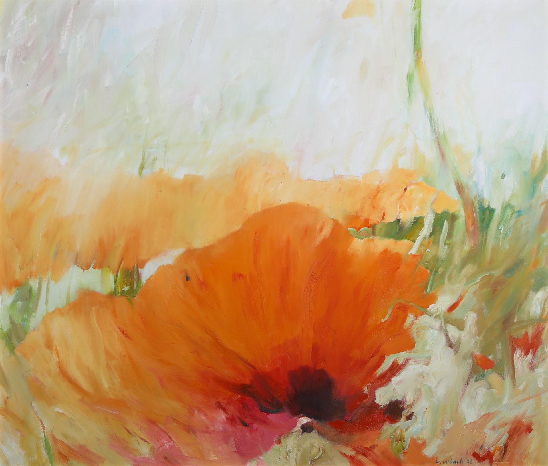 Walter Urbach*, Poppy, painting