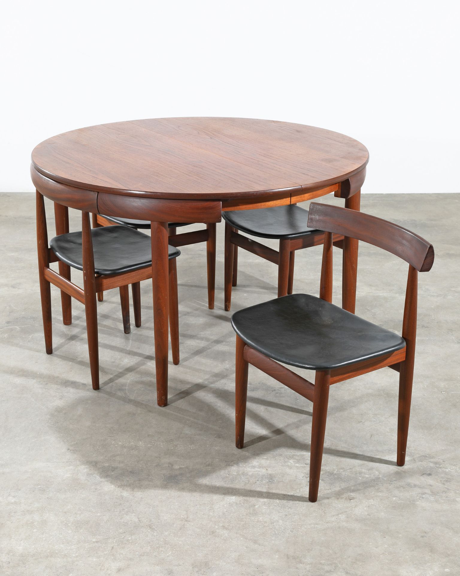 Hans Olsen, Frem Røjle, Dining Set 630/31 Table and 5 Chairs - Bild 3 aus 7