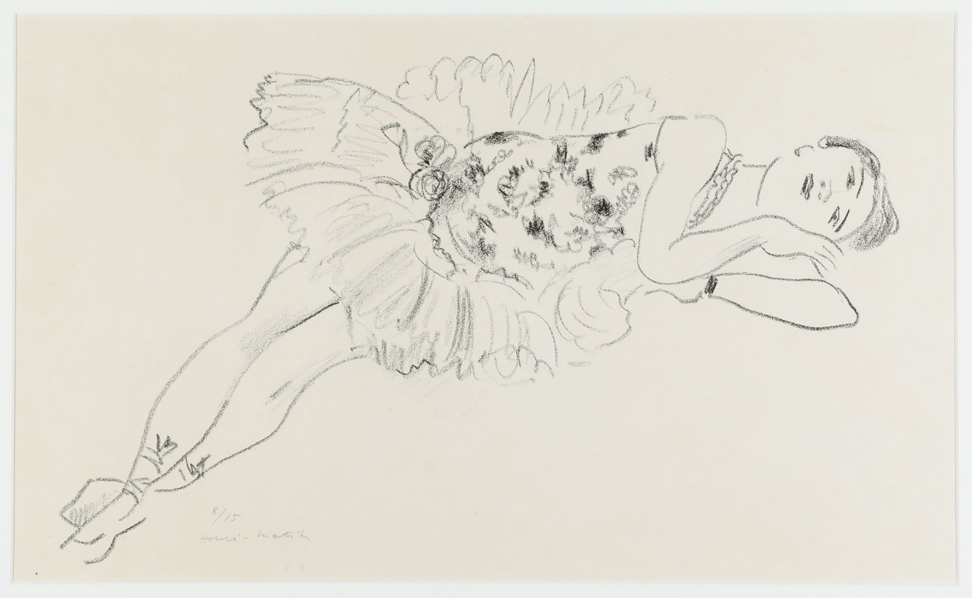 Henri Matisse*, Lying dancer
